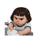 一番クールなぽっちゃりした女の子 (NT)（個別スタンプ：14）