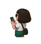 一番クールなぽっちゃりした女の子 (NT)（個別スタンプ：17）