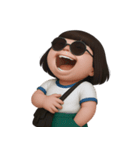 一番クールなぽっちゃりした女の子 (NT)（個別スタンプ：30）
