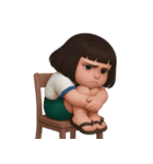 一番クールなぽっちゃりした女の子 (NT)（個別スタンプ：31）