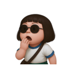 一番クールなぽっちゃりした女の子 (NT)（個別スタンプ：40）