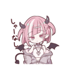 ダウナーな悪魔ちゃんスタンプ（個別スタンプ：16）