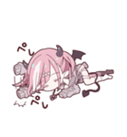 ダウナーな悪魔ちゃんスタンプ（個別スタンプ：18）