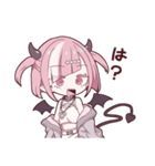 ダウナーな悪魔ちゃんスタンプ（個別スタンプ：21）