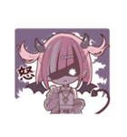 ダウナーな悪魔ちゃんスタンプ（個別スタンプ：22）