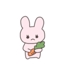 不安なうさぴこ（個別スタンプ：8）