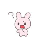 不安なうさぴこ（個別スタンプ：9）