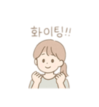 韓国風 使う言葉 韓国語（個別スタンプ：6）