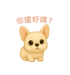 フレンチブルドッグ【繁體字】（個別スタンプ：1）