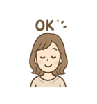 さとみさんの連絡スタンプ 丁寧にお知らせ（個別スタンプ：5）
