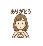さとみさんの連絡スタンプ 丁寧にお知らせ（個別スタンプ：34）
