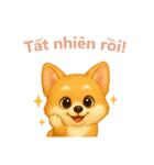 コーギースタンプ【ベトナム語】（個別スタンプ：10）