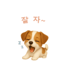 ジャックラッセルテリア【韓国語】（個別スタンプ：4）
