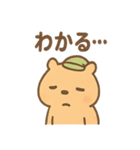 朝昼晩つかえる ねむたカピのあいさつ便り（個別スタンプ：5）