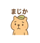 朝昼晩つかえる ねむたカピのあいさつ便り（個別スタンプ：6）