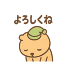 朝昼晩つかえる ねむたカピのあいさつ便り（個別スタンプ：39）