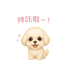 マルチーズ【繁體字】（個別スタンプ：14）