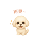 マルチーズ【繁體字】（個別スタンプ：16）