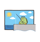きゃっぴゃ（魚釣り編）（個別スタンプ：2）