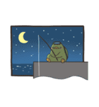 きゃっぴゃ（魚釣り編）（個別スタンプ：4）