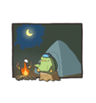 きゃっぴゃ（魚釣り編）（個別スタンプ：5）
