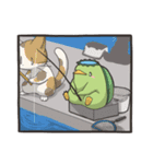 きゃっぴゃ（魚釣り編）（個別スタンプ：9）