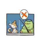 きゃっぴゃ（魚釣り編）（個別スタンプ：15）