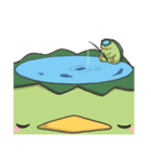 きゃっぴゃ（魚釣り編）（個別スタンプ：26）