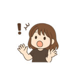 女の子とトイプードル日常編（個別スタンプ：10）