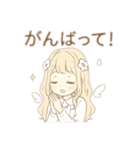 ず〜っと使える♡ナチュラルゆるふわガール（個別スタンプ：5）