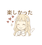 ず〜っと使える♡ナチュラルゆるふわガール（個別スタンプ：14）