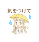 ず〜っと使える♡ナチュラルゆるふわガール（個別スタンプ：15）