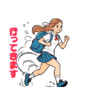 全力体操！頑張る女の子の日常スタンプ（個別スタンプ：5）