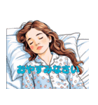 全力体操！頑張る女の子の日常スタンプ（個別スタンプ：6）