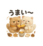 ふわふわエキゾチックショートヘアの冬S（個別スタンプ：33）