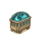 レトロフューチャー鉄道no.1（背景透過）（個別スタンプ：5）