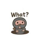 animal ninja kawaii japanese（個別スタンプ：7）