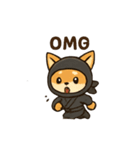 animal ninja kawaii japanese（個別スタンプ：23）