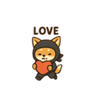 animal ninja kawaii japanese（個別スタンプ：26）