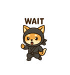 animal ninja kawaii japanese（個別スタンプ：33）