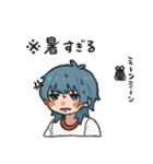 くらげちゃん(あつ〜い)（個別スタンプ：2）