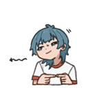 くらげちゃん(あつ〜い)（個別スタンプ：19）