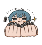 くらげちゃん(あつ〜い)（個別スタンプ：32）