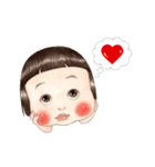 動く！りんごちゃん（愛がいっぱい編）（個別スタンプ：4）