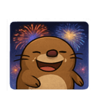 花火とひょっこりモグラ@SFW（個別スタンプ：2）