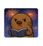 花火とひょっこりモグラ@SFW（個別スタンプ：14）