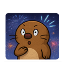 花火とひょっこりモグラ@SFW（個別スタンプ：16）