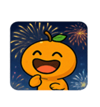 花火とプカプカミカン@SFW（個別スタンプ：3）