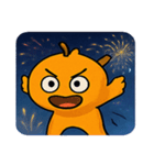 花火とプカプカミカン@SFW（個別スタンプ：14）