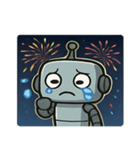 花火とピコピコロボット@SFW（個別スタンプ：2）